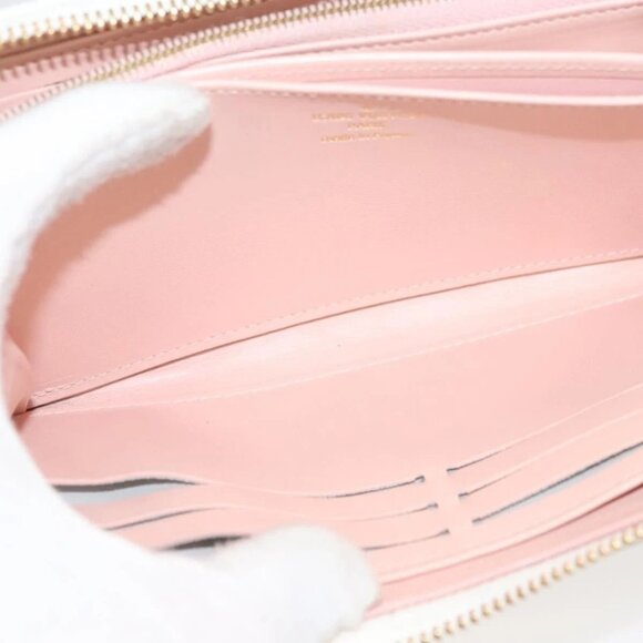 LOUIS VUITTON Monogram Garden Zippy Wallet White M81694 LV Auth 121163 - Picture 11 of 16